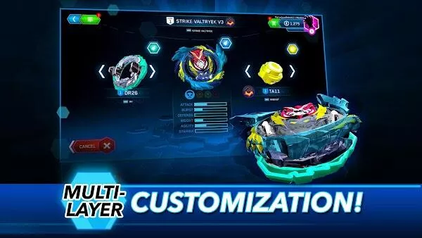 beyblade burst evolution game download mod apk