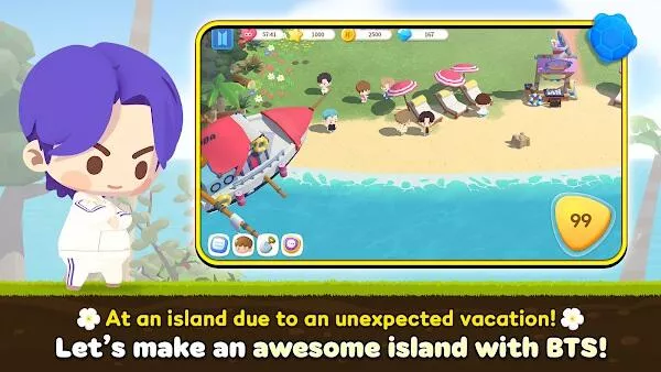 BTS Island mod apk download