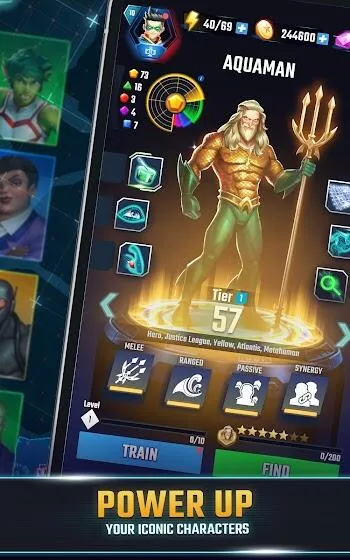 dc heroes and villains mobile game