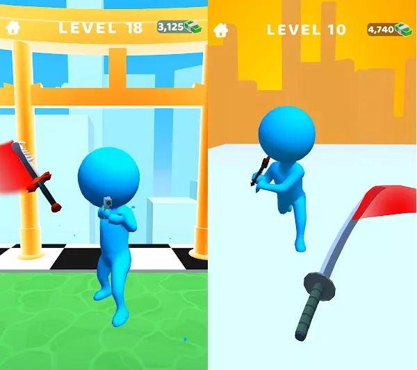 download sword play ninja slice runner 3d mod apk free for android