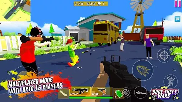 dude theft wars mod apk download