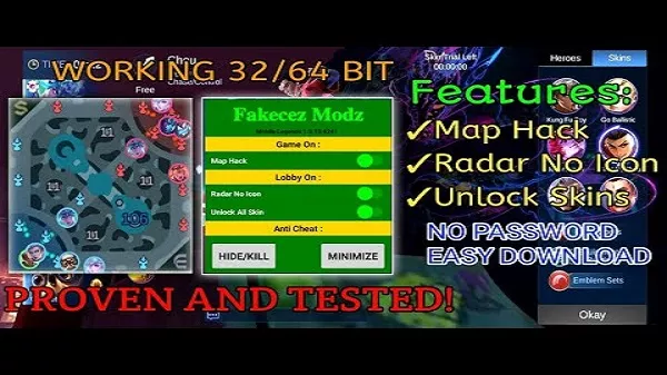 fakecez mod ml apk download