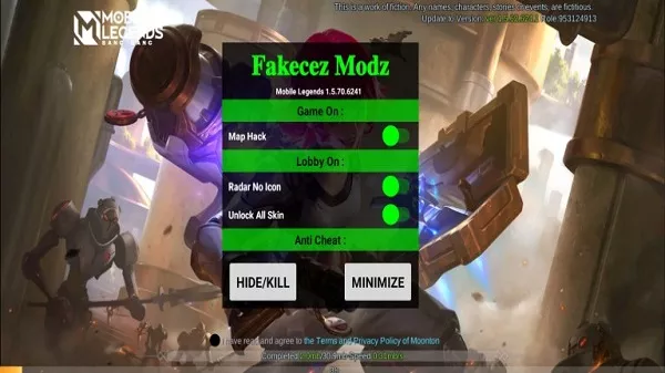 fakecez modz ml apk no password