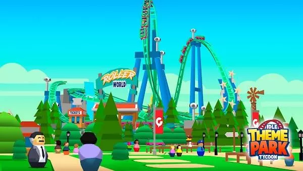 idle theme park tycoon mod apk