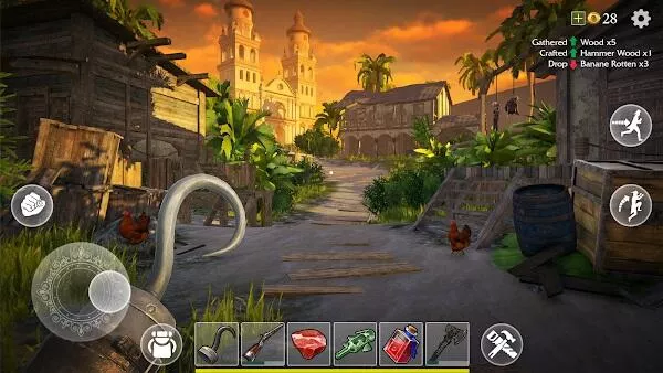 last pirate survival island adventure mod apk free craft