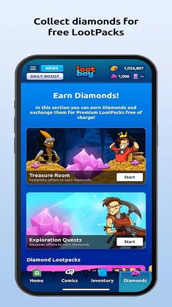 lootboy mod apk unlimited diamond