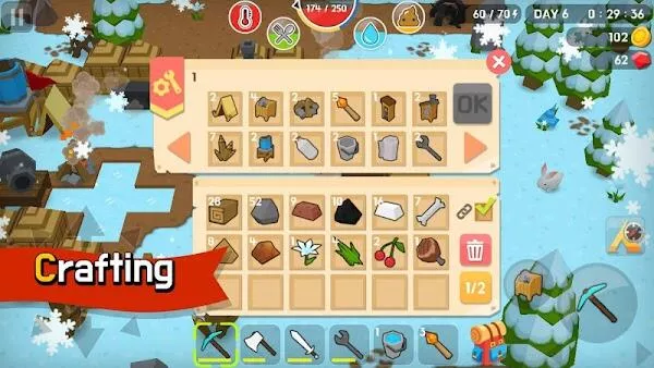 mine survival mod apk download