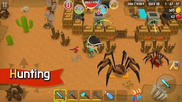 mine survival mod apk god mode