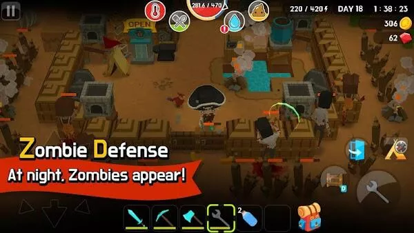 mine survival mod apk unlimited items