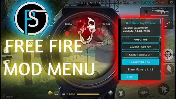 ps team mod menu free fire download latest version