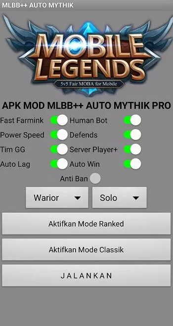 rank booster mobile legends apk