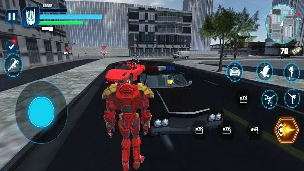 robot game red robot police apk