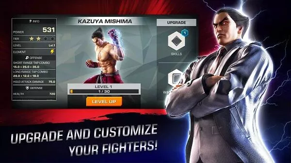 tekken mod apk offline