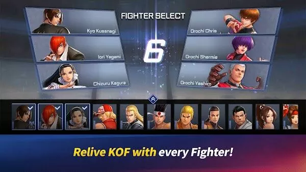 the king of fighters arena apk mod