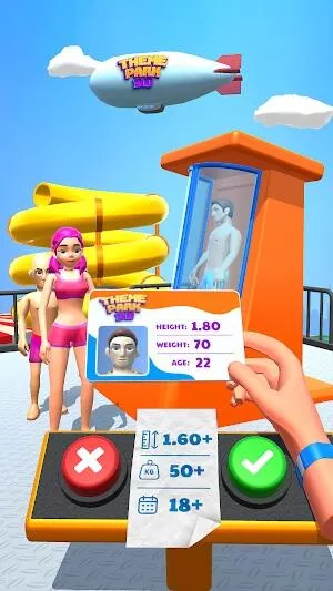 theme park fun 3d mod apk unlimited money