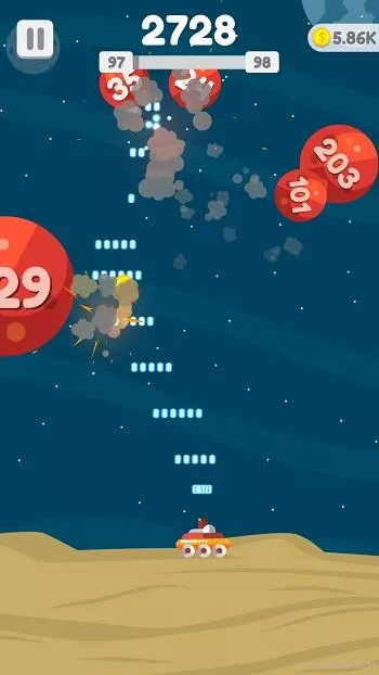 tiny planet blast apk mod