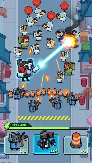 toilet fight police vs zombie mod apk download