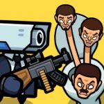 Toilet pertarungan polisi vs zombie mod apk 1.0.8 (uang tanpa batas)